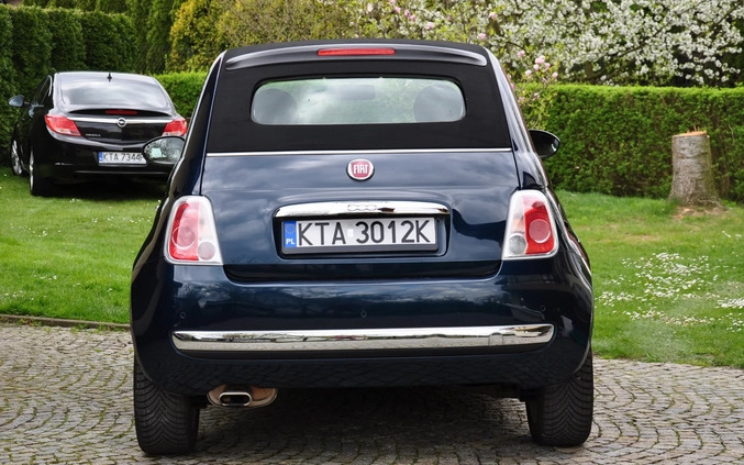 Fiat 500 cena 27500 przebieg: 90000, rok produkcji 2012 z Tarnów małe 781